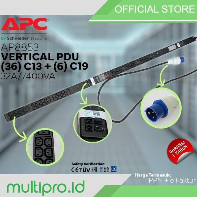 Murah Apc Pdu Rack Server Ap8853
