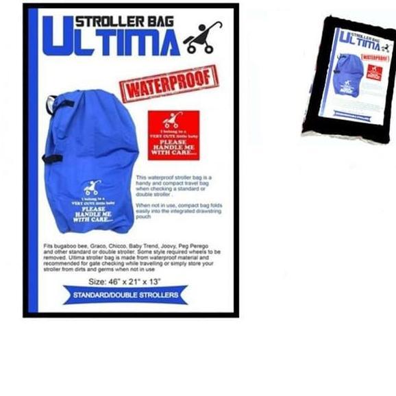 Ultima Stroller Bag For Standart/Double Strollers Black