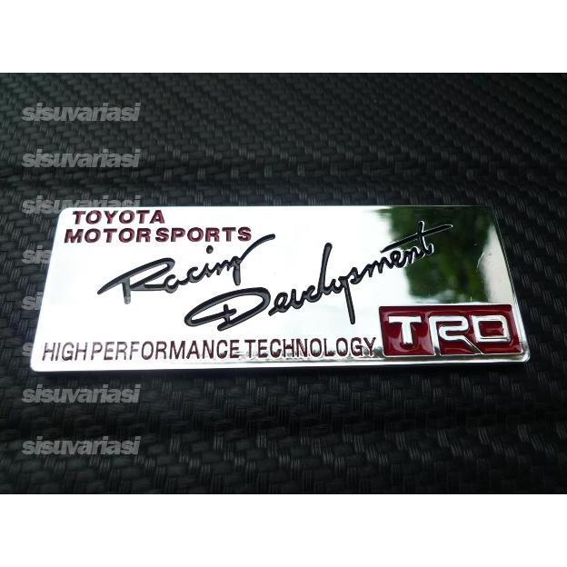 Emblem TRD Racing Development 1 HARGA SPESIAL!