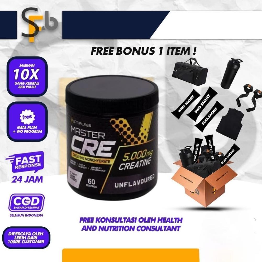 Vectorlabs Master Creatine 300 Gram 60 Servings Monohydrate