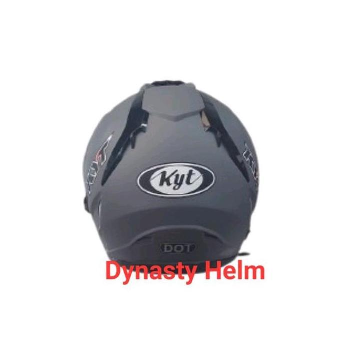KYT VENOM RR SOLID MATT GORILLA GREY murah