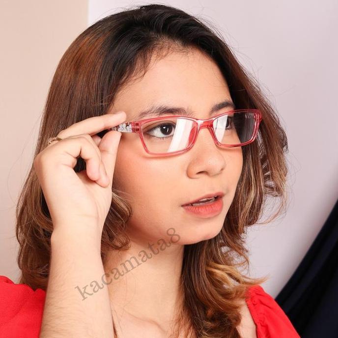 Kacamata Baca Plus Wanita Model Corak