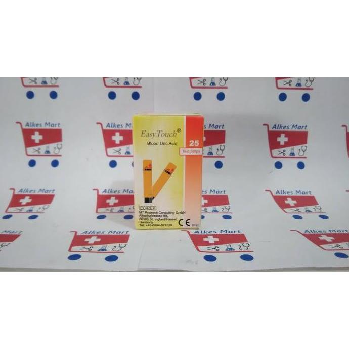 easy touch easytouch uric acid strip asam urat