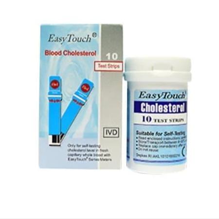 EASY TOUCH CHOLESTEROL STRIP 10