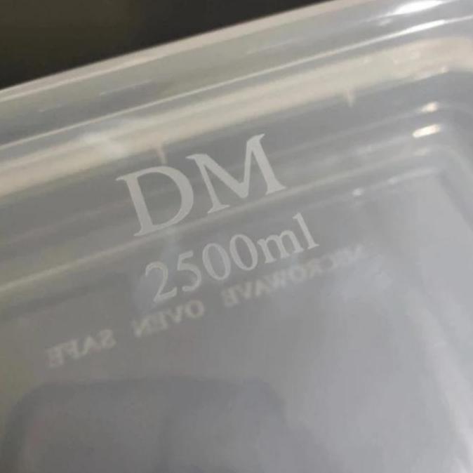 Thinwall DM 2500 ml SQ Box Thinwall Food Container