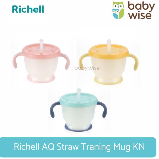 Richell AQ Straw Training Mug R