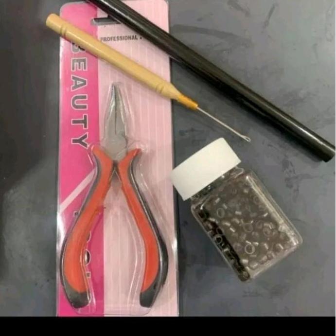paket kumplit  ring extension  rambut