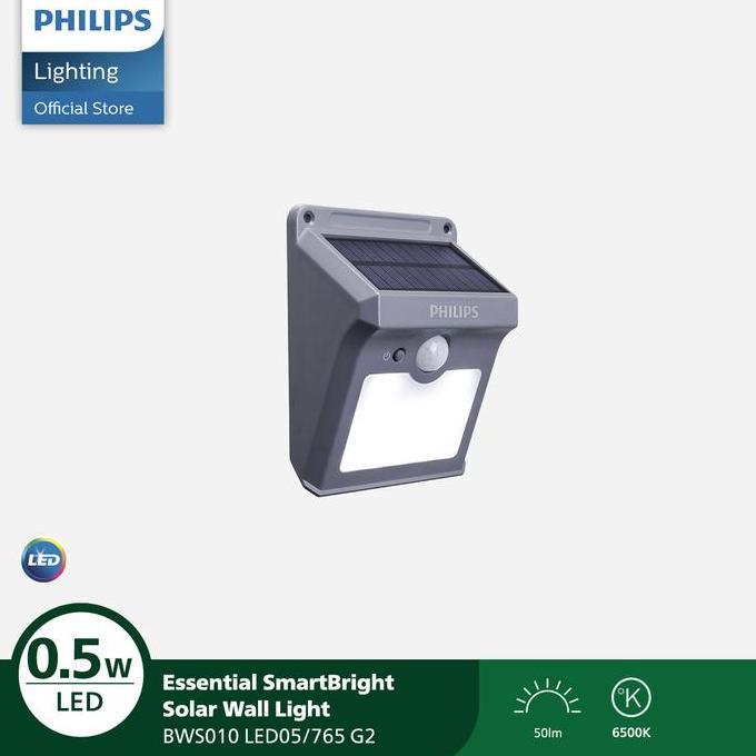 Philips Lampu Dinding SmartBright Solar Wall Light Small