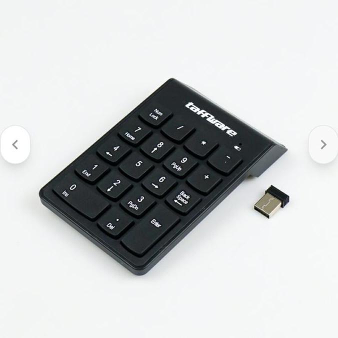 Taffware Keypad Keyboard Numeric Wireless Mini 2.4 Ghz 10 Meter