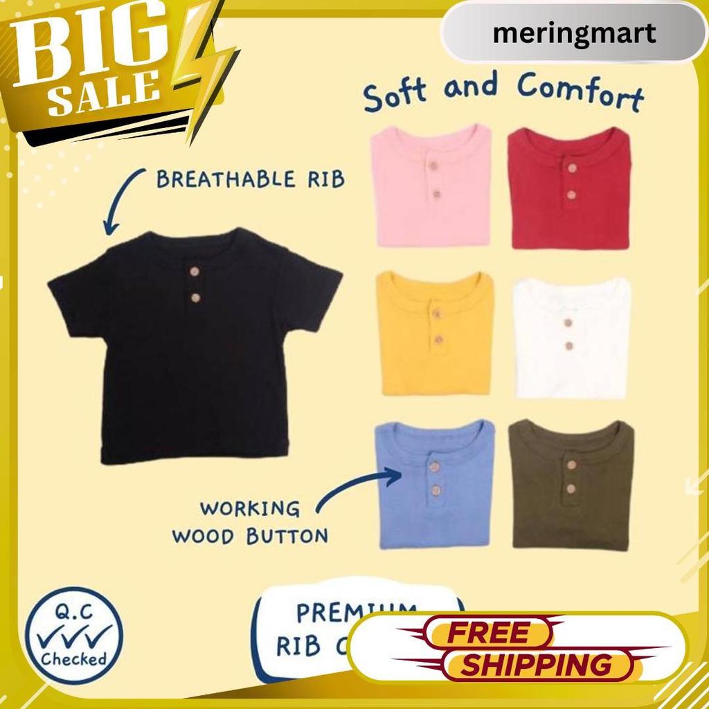 - Sachio Button Tee - Kaos Anak Termurah