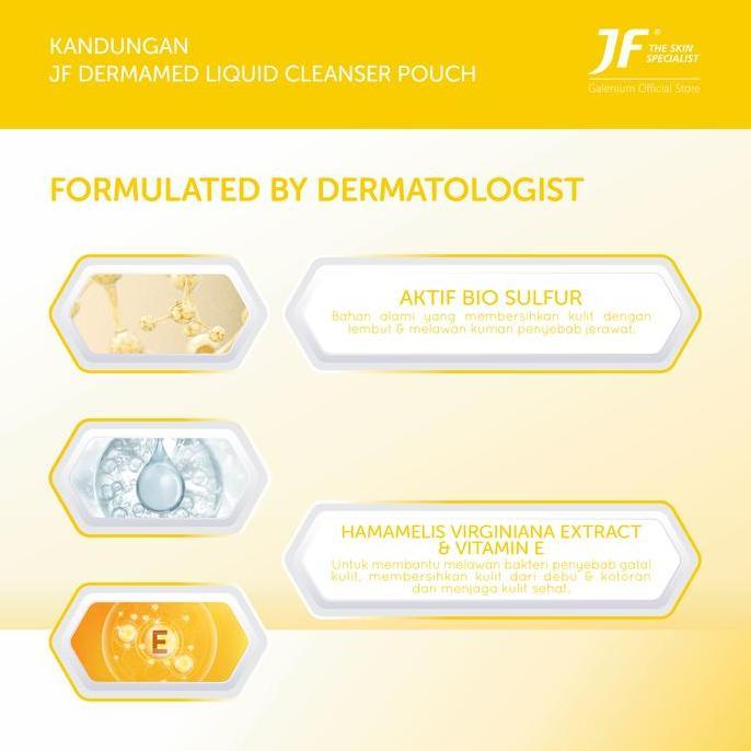 Yupp- Jf Dermamed Liquid Cleanser Pouch