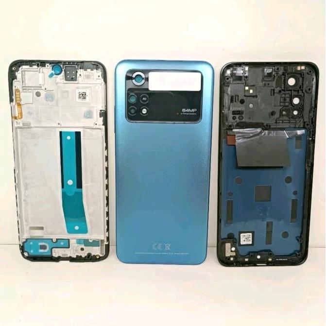 TERBARU - P0c0 M4 pro 4G Casing Fullset Backdoor + Bazel + Frame Casing Hausing Fullset