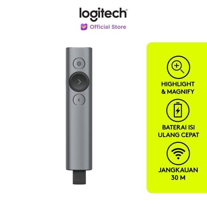 Logitech Spotlight Pointer Presenter Wireless Bluetooth