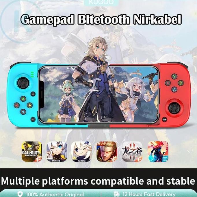 Mobile Gamepad D3 Controller Bluetooth Wireless Compatible Android & IOS Mode 2.4G Koneksi Gamepad Nirkabel