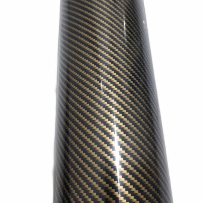 sticker carbon 2d gold