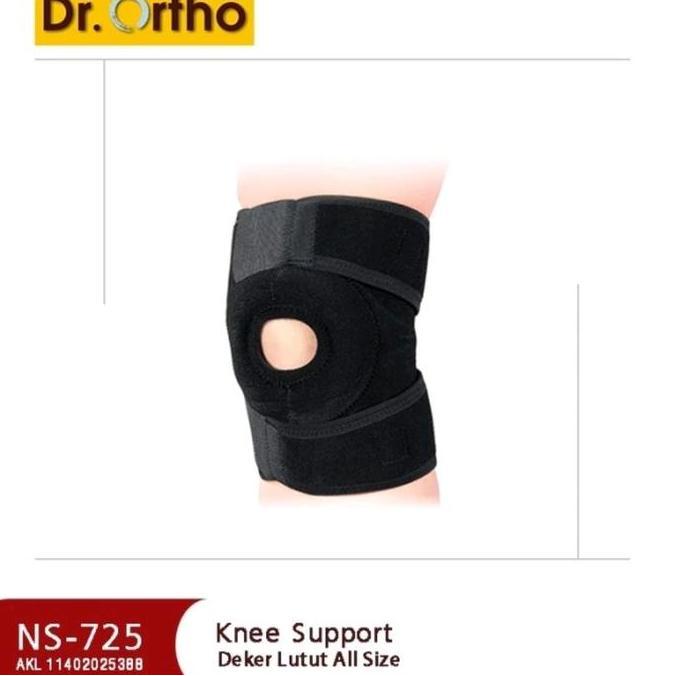 Knee support Dr.Ortho NS 725 - BLACK All size