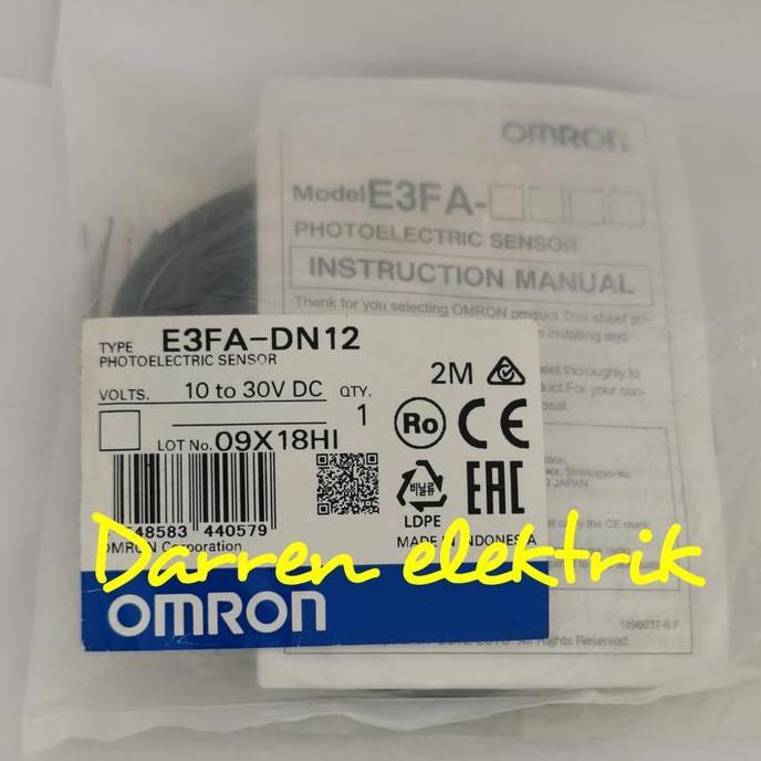Ready photoelectric sensor omron E3FA-DN12