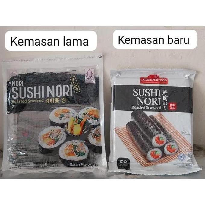 Sushi nori java halal 50 Lembar