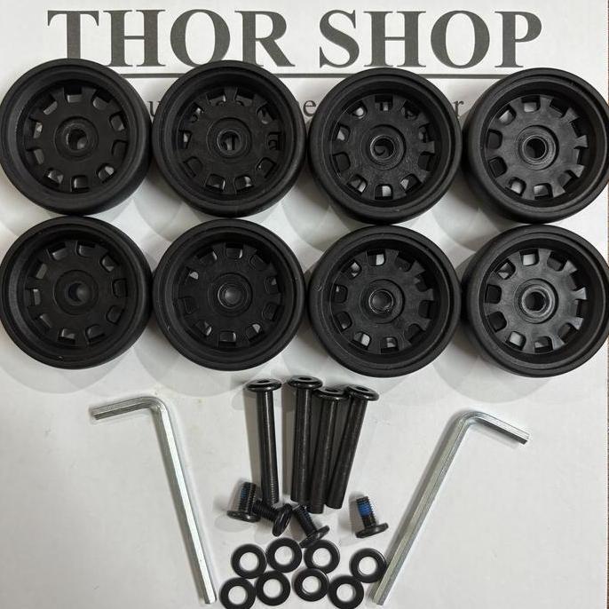 8 pcs roda koper double 50 mm full set
