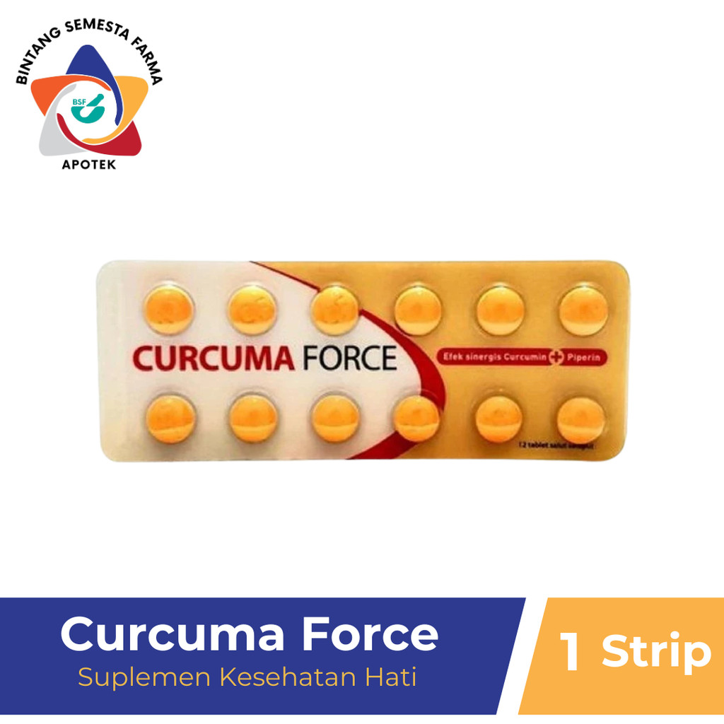 Curcuma Force 1 Strip 12 Tablet