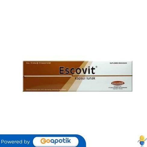 Escovit Box Isi 100 Kapsul Original