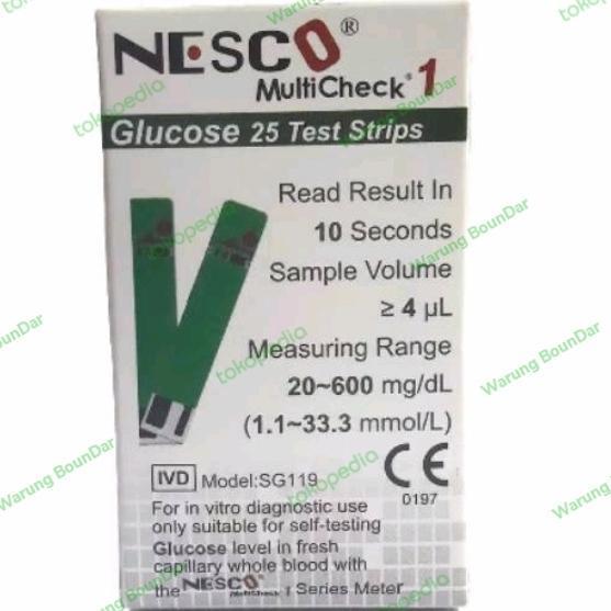 strip gula nesco /strip glucose