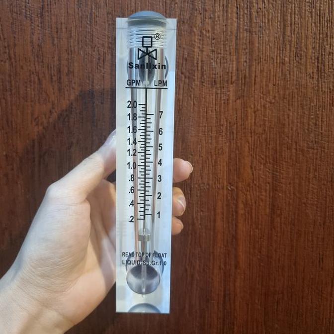 Flow Meter /Flowmeter 0,2 - 2 GPM