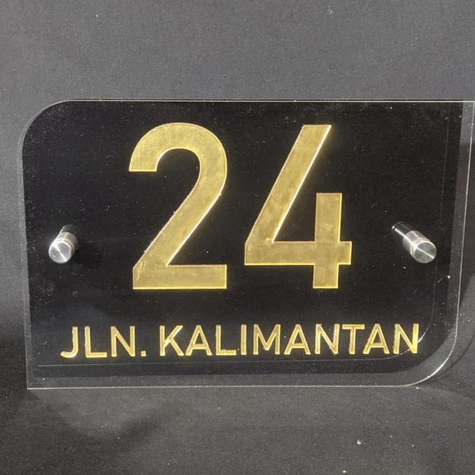 NOMOR RUMAH GOLD 30*20