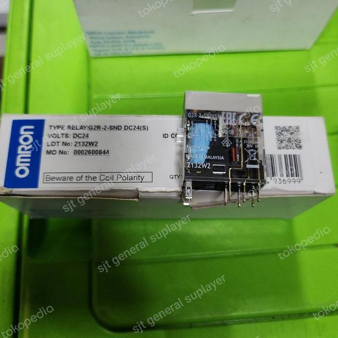 G2R-2-SND 24VDC RELAY OMRON ASLI