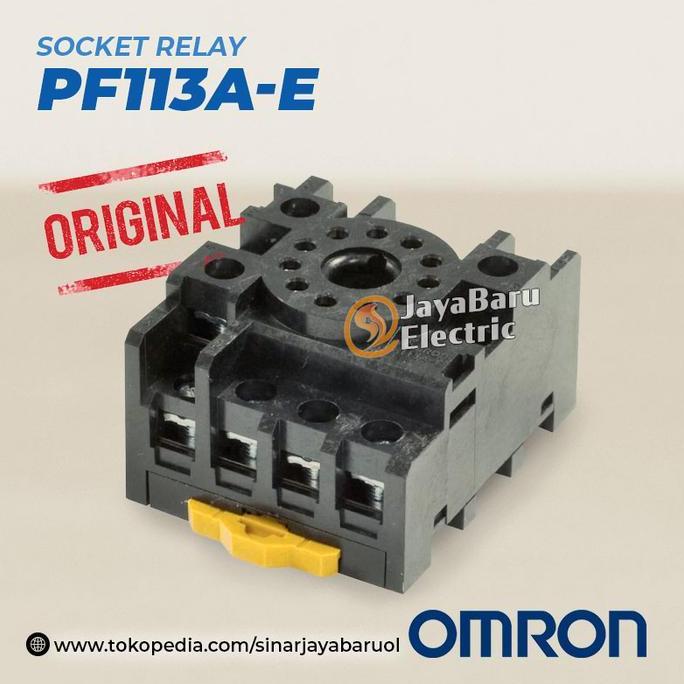 Omron Socket Pf113A-E U/ H3Cr-A Mks3P Original Terbaik
