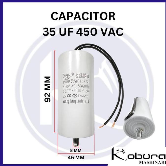 Capacitor CBB 60 35 uf 450 VAC