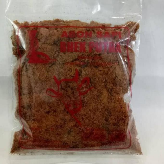 abon sapi manis/pedas Bhek Putra 100gram