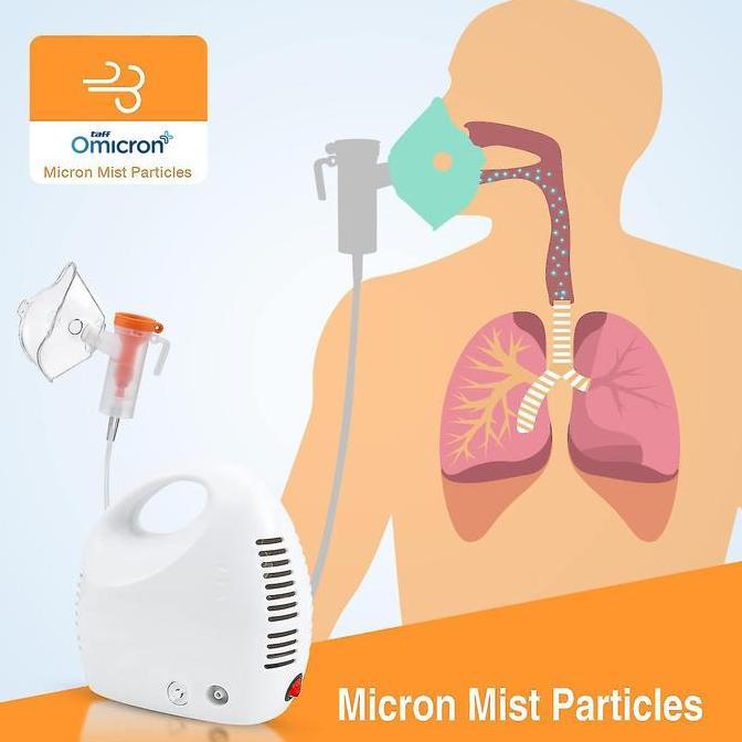 MAZANAC Alat Terapi Pernapasan Compressor Nebulizer Atomizer