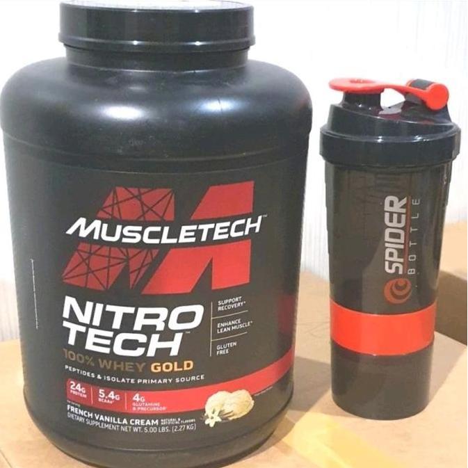 MUSCLETECH NITROTECH NITRO TECH WHEY GOLD 5 LBS