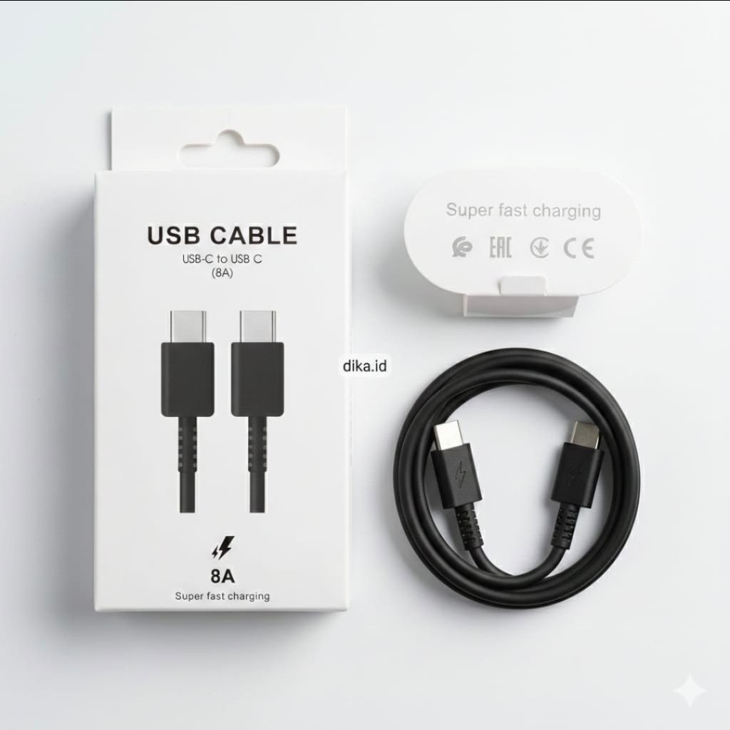 Kabel Data Samsung Type C To C Super Fast Charging 8A