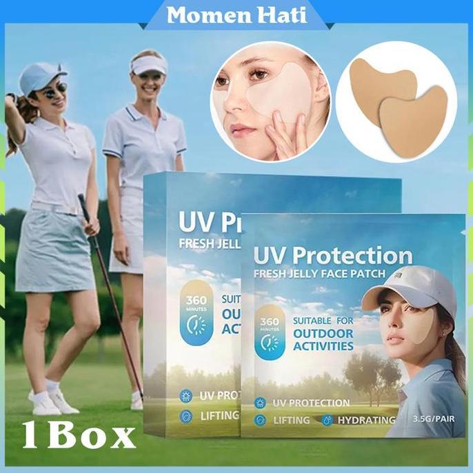 SIMATEKNO 10Pcs Uv Patch Golf Sunscreen Patch Golf Sun Protector Korea Collagen Patch