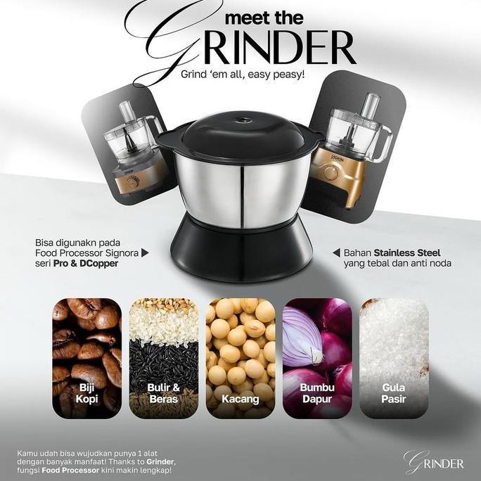 Aksesoris Grinder Food Processor Pro Signora