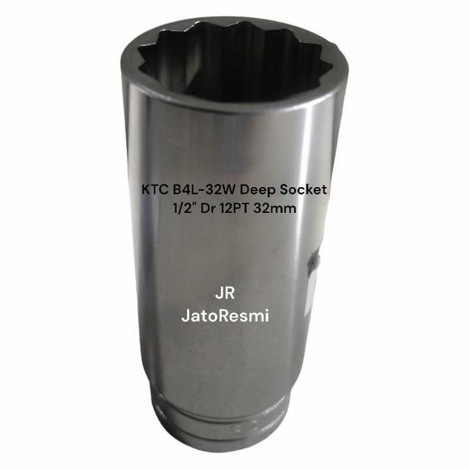 <<<<<] KTC B4L-32W Deep Socket 1/2" Dr 12PT 32mm