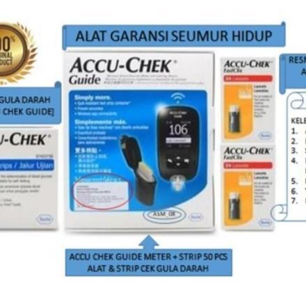 Accu chek guide meter extra 50 strip