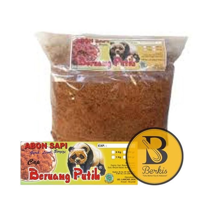 Abon Sapi Cap Beruang Putih 250 Gr [repack]