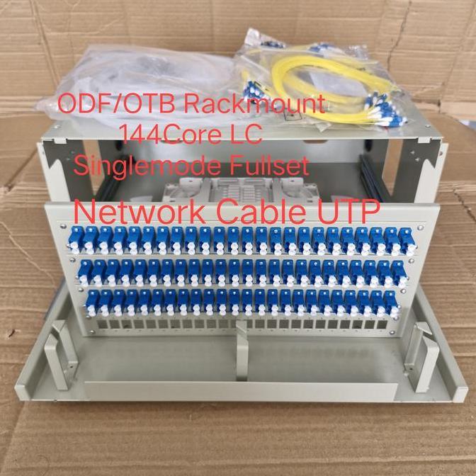 ODF/OTB Rackmount 144Core LC-LC Singlemode Komplit Adapter+Pigtail 4U