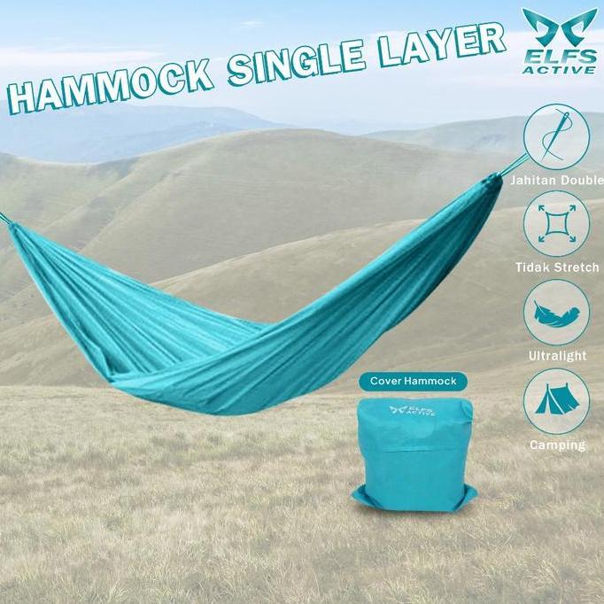Elfs Active Hammock Tosca Single Layer Ultralight Camping Outdoor