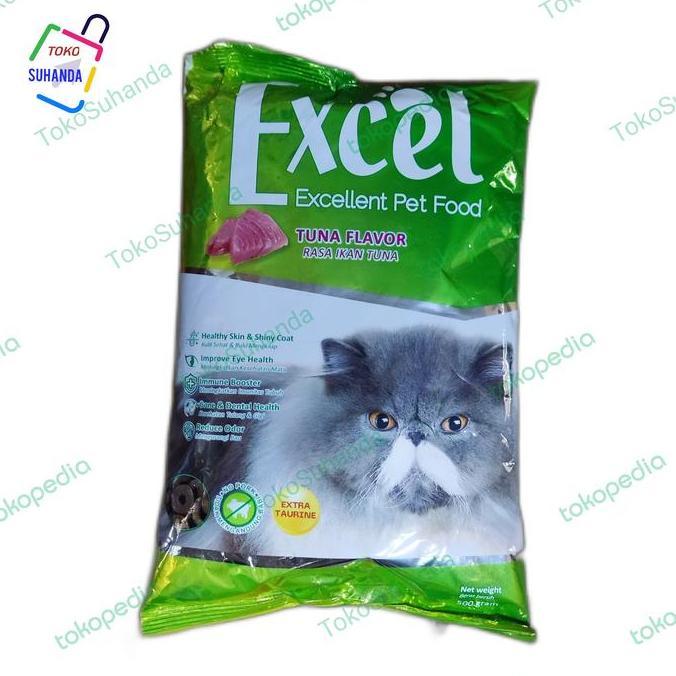 excel makanan kucing 500 gram