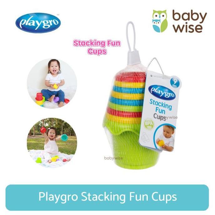 Playgro Stacking Fun Cups - Mainan Anak