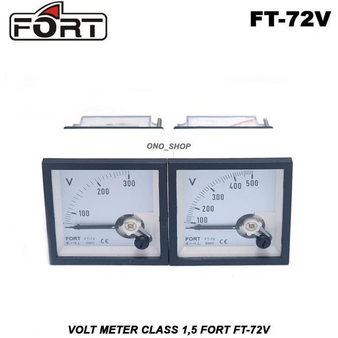Volt Meter - Analog AC Panel Meter - Class 1,5 FORT FT-72V