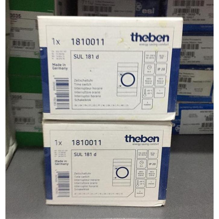 Timer Switch Theben Sul 181 D Analog Original Kode 383