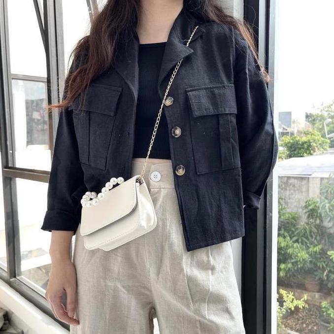 Newrelig- Nami Outer - Basic Outer Linen
