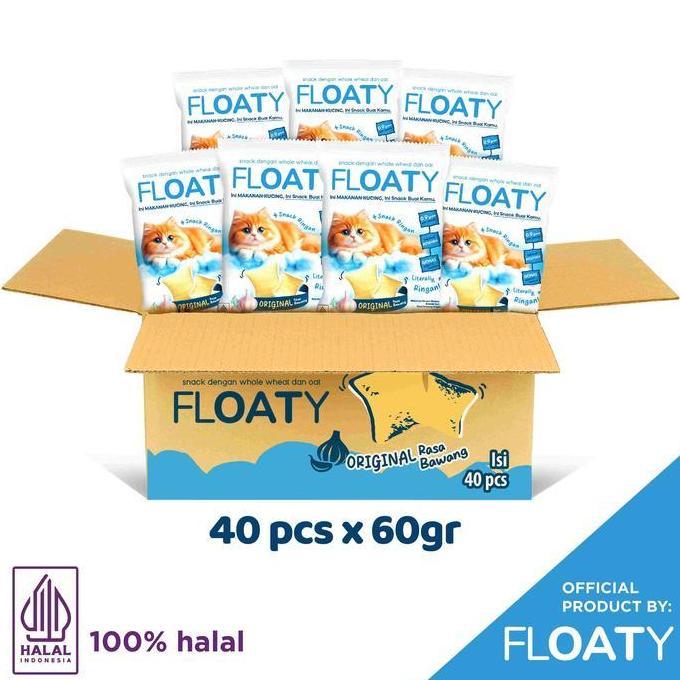 PAKET KUCING GEMES - 40 pcs Floaty Snack Original 60 gr
