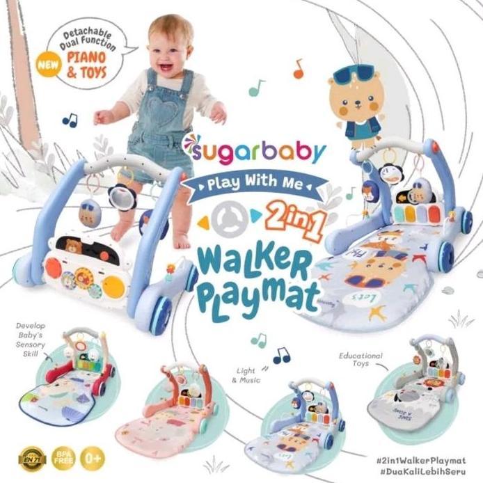 Ready Sugar Baby New 2in1 Walker Playmat