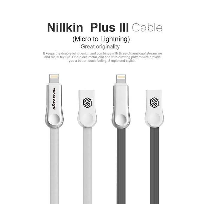 Usb Cable Nillkin Plus III 2in1 (Micro Usb + Lightning) Sync & Charge